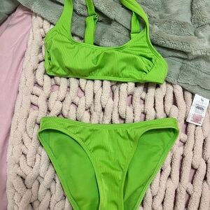 Wild Fable Lime Green Bikini